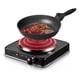 thumbnail image 1 of Cocina Eléctrica 1 plato Negro Cocinilla Encimera individual, 1 of 7