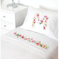 Tuyo Print - Juego De Sábanas Transición Letras Vintage M