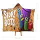 thumbnail image 2 of Pregunta a los Storybots Manta Capa con Capucha Anti-Bolitas, Manta de Lana Ártica Suave, Manta Portátil de Felpa Ligera y Lujosa, Poncho para Siesta en Casa y Oficina, 100*130cm, 2 of 6