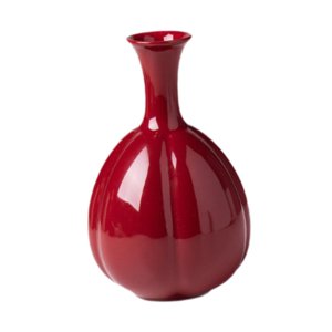 Bothyi - Jarrón De Cerámica Rojo Jarrón De Cerámica Rústico De Escritorio Para Dormitorio Decoración Del Hogar Estantería