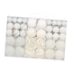 thumbnail image 3 of 100 Uds Adornos De Bolas De Navidad Colgantes De Navidad Para Aniversario Boda Festivo Blanco, 3 of 5