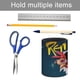 thumbnail image 5 of El Show de Ren y Stimpy-theme Cylinder Pen Holder Pencil Organizer with Flannel Lining PVC Leather Material Cardboard Base for study work 10*8CM, 5 of 6