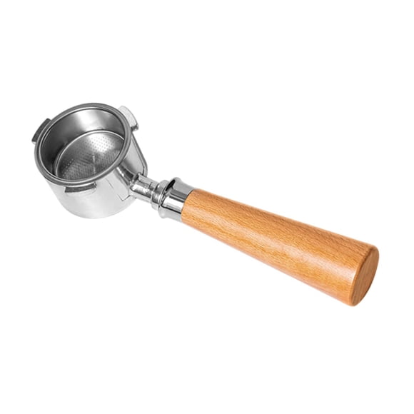 Portafilter Sin Fondo De 51 Mm Conveniente Para El Restaurante De Madera Para El Restaurante De Amantes Del Café