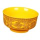 thumbnail image 2 of Tazón De Tributo De Porcelana Suministros De Buda Mesa De Templo Familiar Hecho A Mano Amarillo Con Palabra, 2 of 3