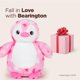 thumbnail image 5 of Peluche de la colección Bearington, pingüino rosa, 23 cm, 5 of 6