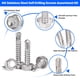 thumbnail image 3 of Tornillos Autorroscantes 410 De Acero Inoxidable 450 Piezas, 3 of 6