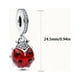thumbnail image 2 of Exquisite Red Ladybug Beads - 925 Sterling Silver Charms for Pandora Bracelets - Perfect Anniversary and Wedding Gift, 2 of 5