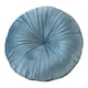 thumbnail image 2 of Cojín Redondo De Calabaza, Elegante Y De Primera Calidad, Para El Suelo, Para Tocador, Cama, Sofá, Color Azul Lago, 2 of 5
