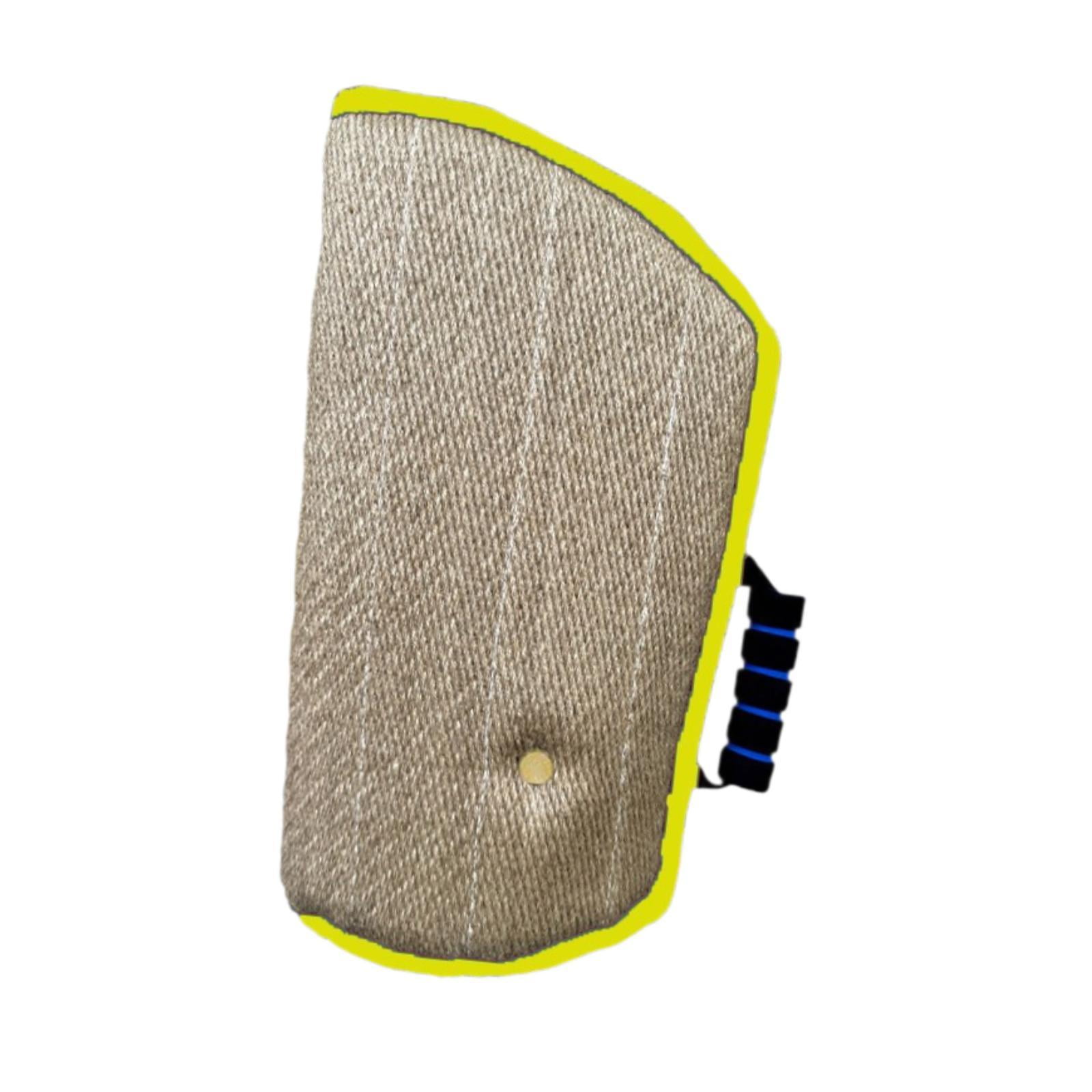 Magideal - Manga Antimordeduras Para Perros, Suministros Para Animales Pesados Resistentes A Las Mordeduras, Protección Para Entrenamiento, Mangas De Entrenami Borde Amarillo