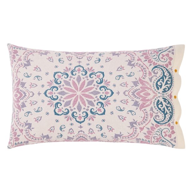 REGALWOVEN 2 Piezas Funda de Almohada de Algodón, Cierre de Sobre Suave y Fresco, Cubriendo Mujeres Hombres, Fundas de Almohada Resistentes a las Arrugas y Duraderas Rosa Queen