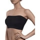 thumbnail image 2 of Sujetador bandeau de 3 piezas para mujer, acolchado, sin tirantes, suave, sin costuras, con parte superior de tubo, tallas variadas (color negro, blanco y nude)., 2 of 5