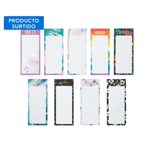 Notas Adhesivas 3,5 X 8,5cm / Producto Surtido 1 Un Pen+Gear