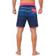 thumbnail image 3 of Pantalones Cortos de Verano para Hombre INSPIRE CHIC con Cintura de Cordón y Bloques de Color a Rayas 38 Azul Oscuro, 3 of 5