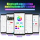 thumbnail image 3 of Kit de 6 piezas de tira LED para coche HMYC 46 cm RGB con control por app, 3 of 9