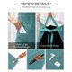 thumbnail image 4 of Delantal ZOMAO de Lona de Algodón – Bolsillos Grandes, Correas Ajustables, 4 of 6