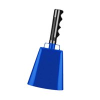 Bothyi - Cencerro Con Mango Campana De Animación Campana De Llamada Para Conciertos De Granja Juegos De Fútbol Azul