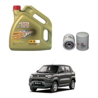 Castrol - Kit Mantencion Suzuki S Presso 1 0 4L+Filtro 100% Sintetico