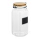 thumbnail image 2 of Canister Vidrio 2.1 Litros Tapa Bambú, 2 of 4