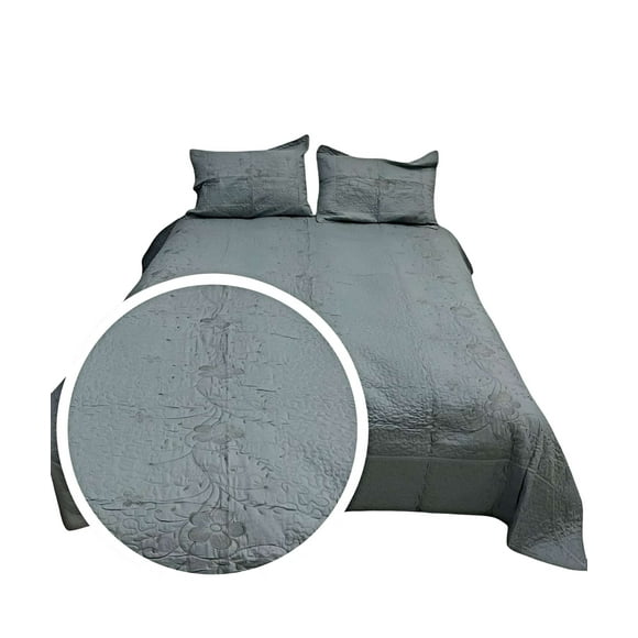 Cubrecama Colcha Quilt De Verano Plaza Y Media Bordado A7