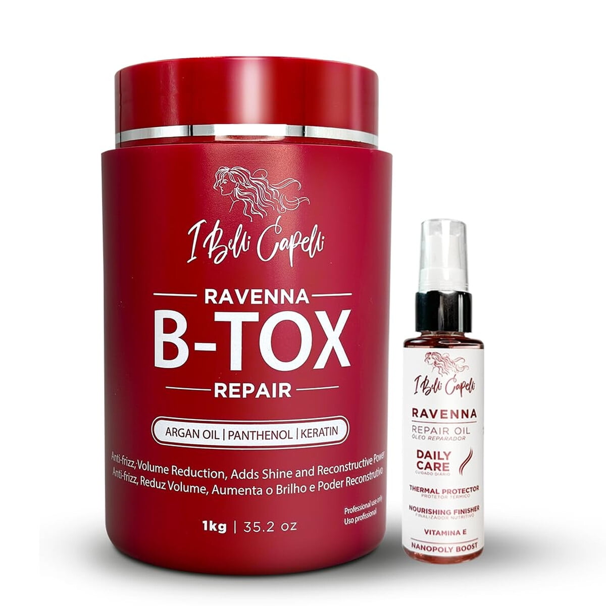 Kit Alisado I Belli Capelli Ravenna Btox 1kg