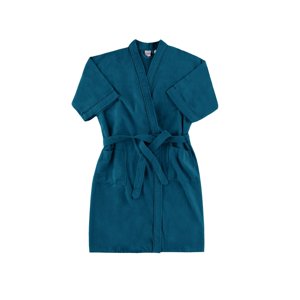 Teka - Bata Venus Azul Atlántico Terciopelo M - 300G/M² - 100% Algodón