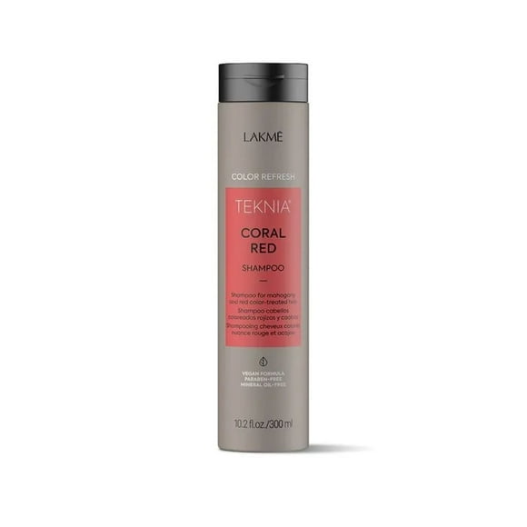 Shampoo Para Cabello Teñido Lakme Teknia Rojo Caoba 300ml