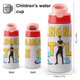 thumbnail image 2 of DJ RaphiBotella de Agua con Tapa Pop Top de Un Toque, Acero Inoxidable, a Prueba de Fugas, para Deportes, Botella Infantil rosa 12 oz, 2 of 6