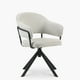 thumbnail image 2 of Silla Home Office Stanford Gris Claro Giratoria, 2 of 8