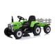 thumbnail image 4 of Vehiculo Infantil Tractor con Carro 12V Verde, 4 of 4