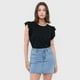 thumbnail image 4 of Falda Mujer Mini Azul Medio Denim Corona, 4 of 5