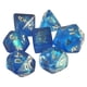 thumbnail image 5 of Juego De Dados DND Hechos A Mano, Dados De Entretenimiento Para Juegos De Mesa RPG, Azul, 5 of 5