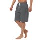 thumbnail image 5 of INSPIRE CHIC Pantalones Cortos de Tabla Sólidos para Hombre de Secado Rápido con Cintura Elástica y Cordón 34 Gris, 5 of 7