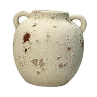 Magideal - Jarrón De Cerámica Rústica Jarrón Decorativo Decoración Florero De Cerámica De Flores Para Plantas De Interior De Escritorio Inauguramiento Diseño Retro