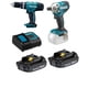 thumbnail image 5 of Kit Taladro Percutor DHP453 + Atornillador de Impacto DTD156 Makita DLX2336SYX turquesa 20x21x42, 5 of 6