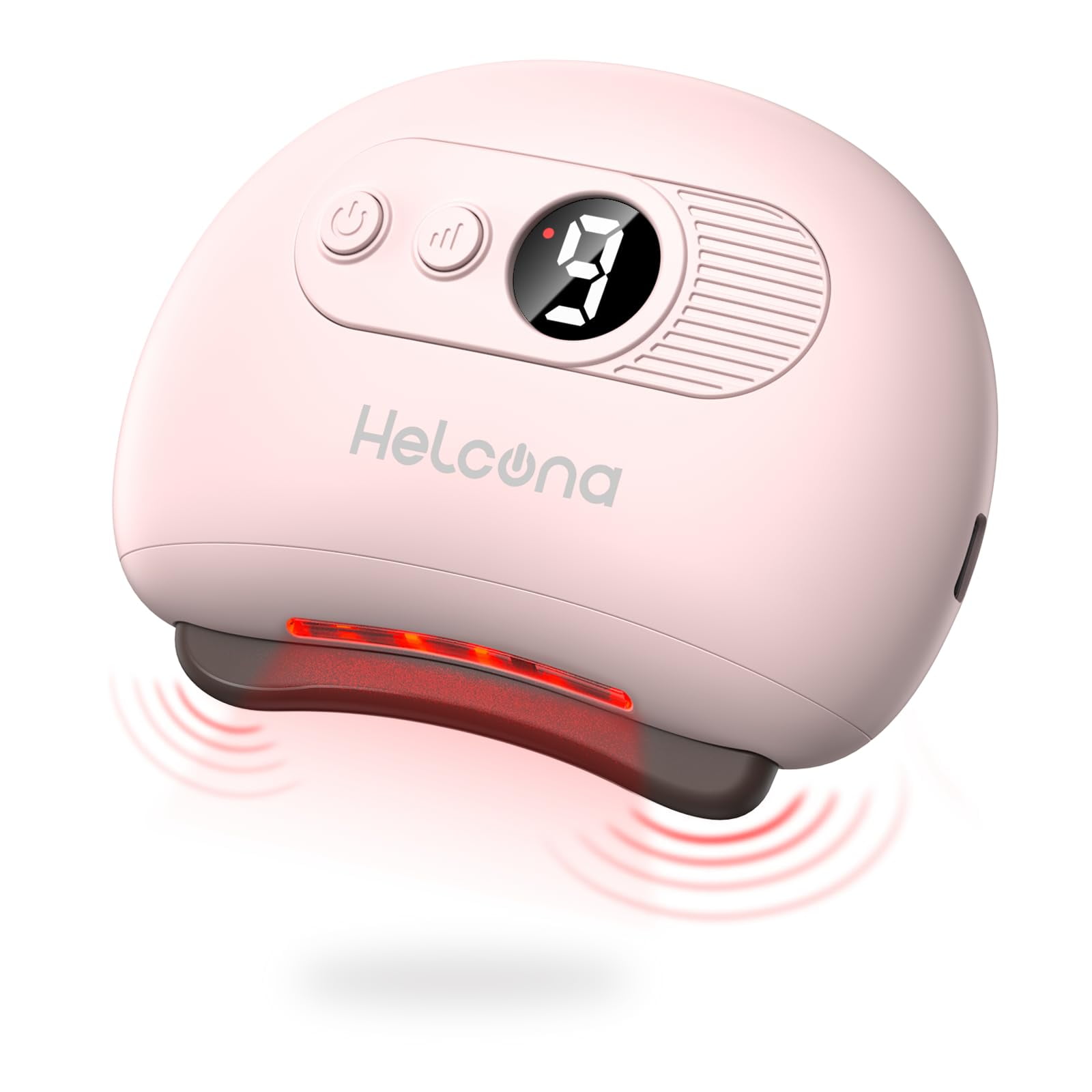 Masajeador Facial Eléctrico Gua Sha Helcona Con Calor Y Vibración