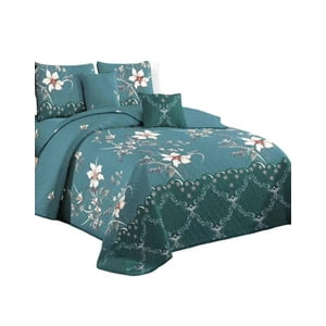 Genérico - Quilt Verano 2 Plazas + Fundas Almohada Incluidas D15