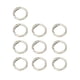 thumbnail image 2 of 10 Piezas Anillos De Resorte Mosquetón Redondo 3/4 Pulgadas O Anillos Para Bolsos Monedero Plata, 2 of 5