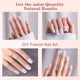 thumbnail image 4 of Press on Nails Jsiallye, punta francesa blanca lechosa, 240 unidades, 4 of 8