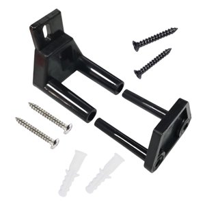 Bothyi - 2 Uds Guías De Piso Para Puerta Corrediza De Granero Guía Inferior Montaje En Piso Riel Montado