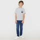 thumbnail image 4 of Polera Niño Kids Mc Bolsillo Print Gris Corona, 4 of 5