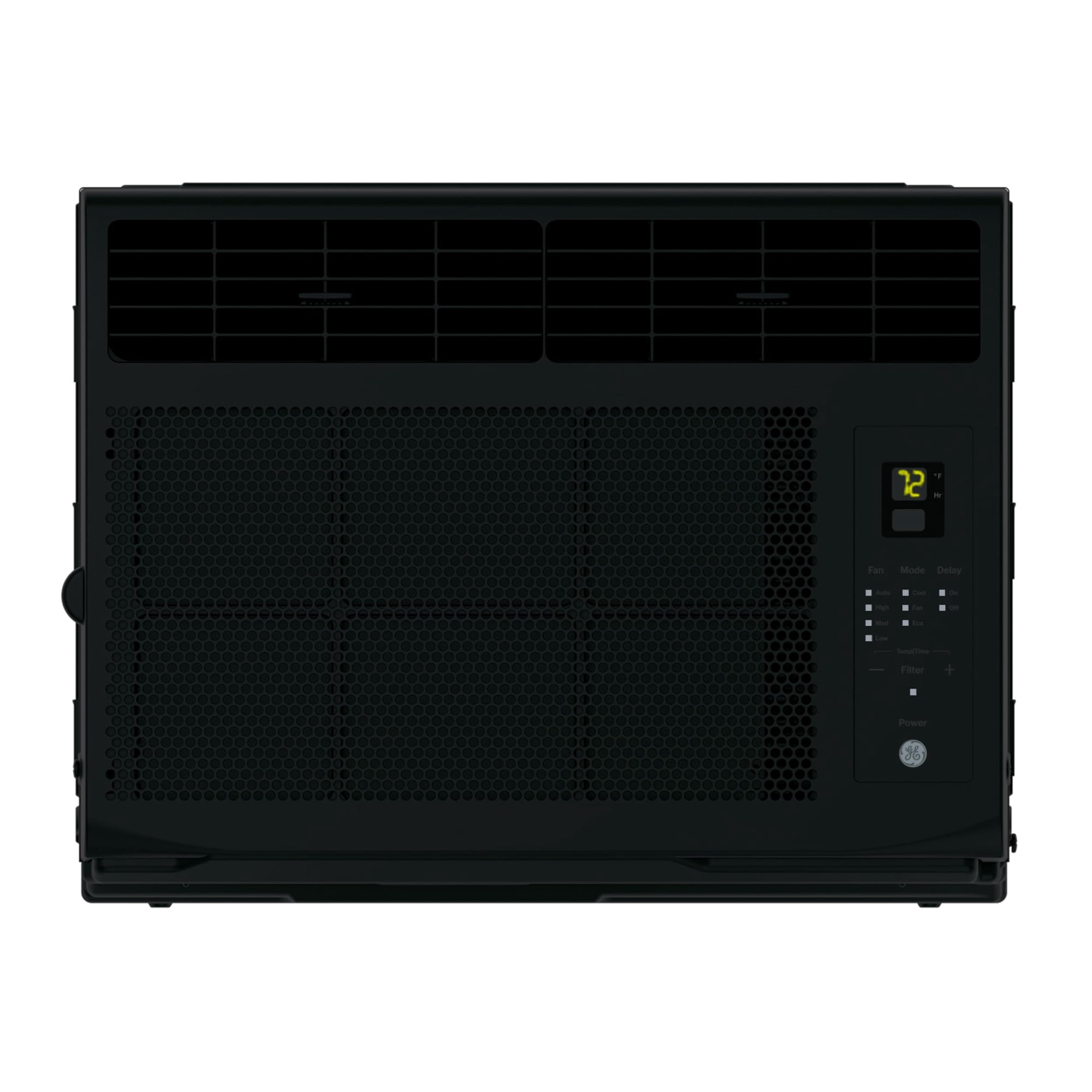 Aire Acondicionado De Ventana Ge De 6.000 Btu Para 23 M² Con Kit Negro