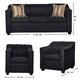 thumbnail image 4 of Juego De Living 3-1-1 VENECIA Negro, 4 of 4