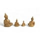 thumbnail image 2 of Buda mudra mujer meditando set 4 piezas zen, 2 of 3