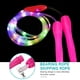 thumbnail image 3 of Cuerda de saltar LED de 2 paquetes con longitud ajustable y tres modos de luz, cuerda de saltar de velocidad para niños, espectáculo de luces, fitness, 3 of 8