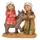 thumbnail image 2 of Figura Religiosa De Jesús, Escena De La Huida A Egipto, Escultura, Regalo De Granja, Navidad, 2 of 5