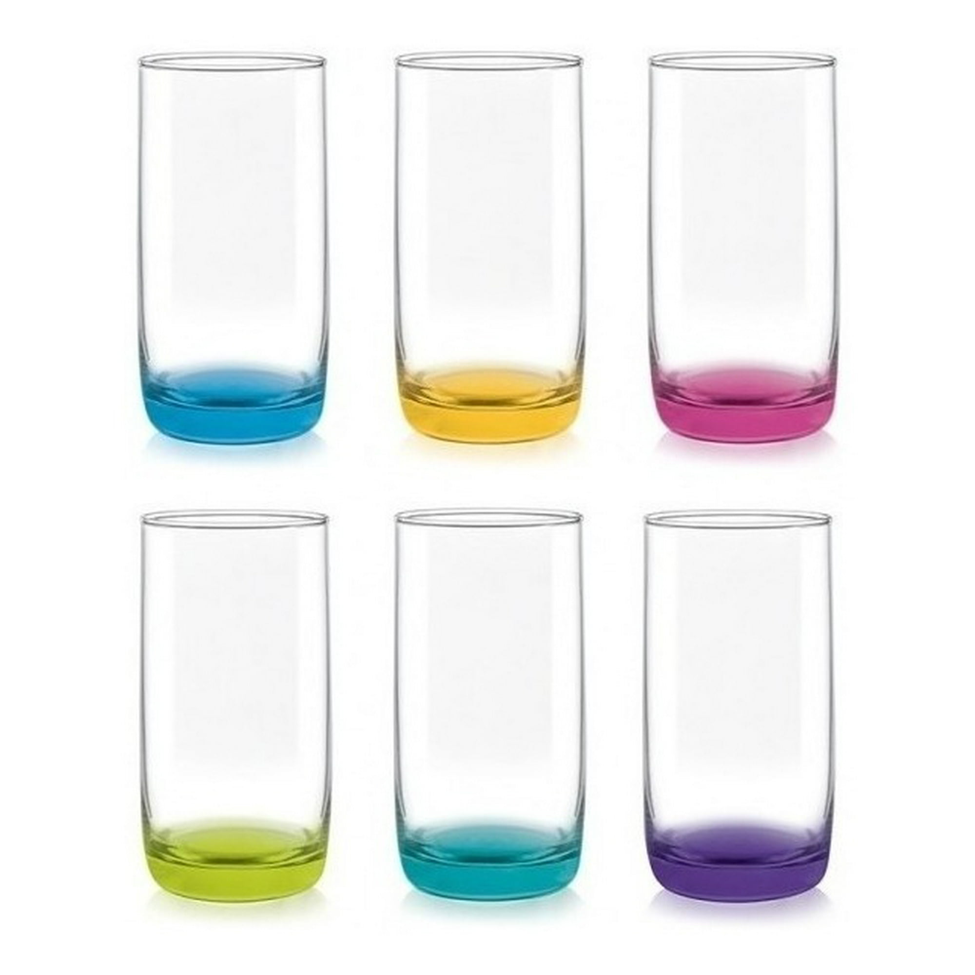 Genérico - Set De 6 Vasos Altos Monterrey Fondo Color