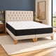 thumbnail image 4 of Cama Europea 2 Plazas Base Dividida Respaldo Capitoné Lino Beige Completa, 4 of 7