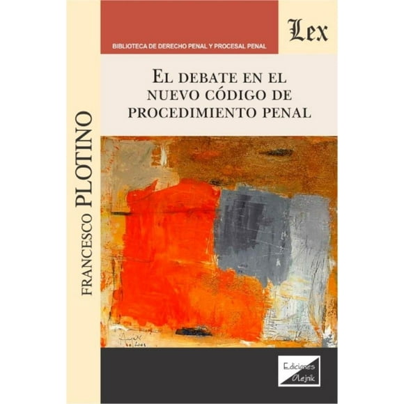 Libro Debate En El Nuevo Código De Procedimiento Penal Fr