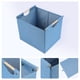 thumbnail image 2 of REGALWOVEN REGALWOVEN Caja de Almacenamiento de Tela con Tapa de Asas de Madera, Organizador Plegable para Estantes, Solución de Almacenamiento Azul 15*12.8*12.8, 2 of 6
