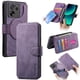 thumbnail image 1 of Funda Billetera Magnética para Xiaomi 13T Soporte Tarjetas Desmontable Morado, 1 of 6